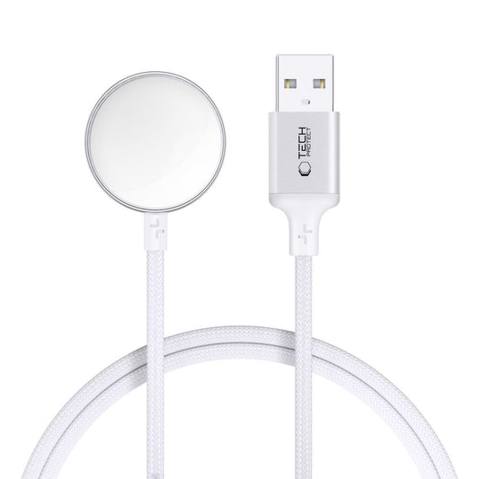 Tech-Protect Inductive charger for Apple Watch USB-A 3W 1m - white