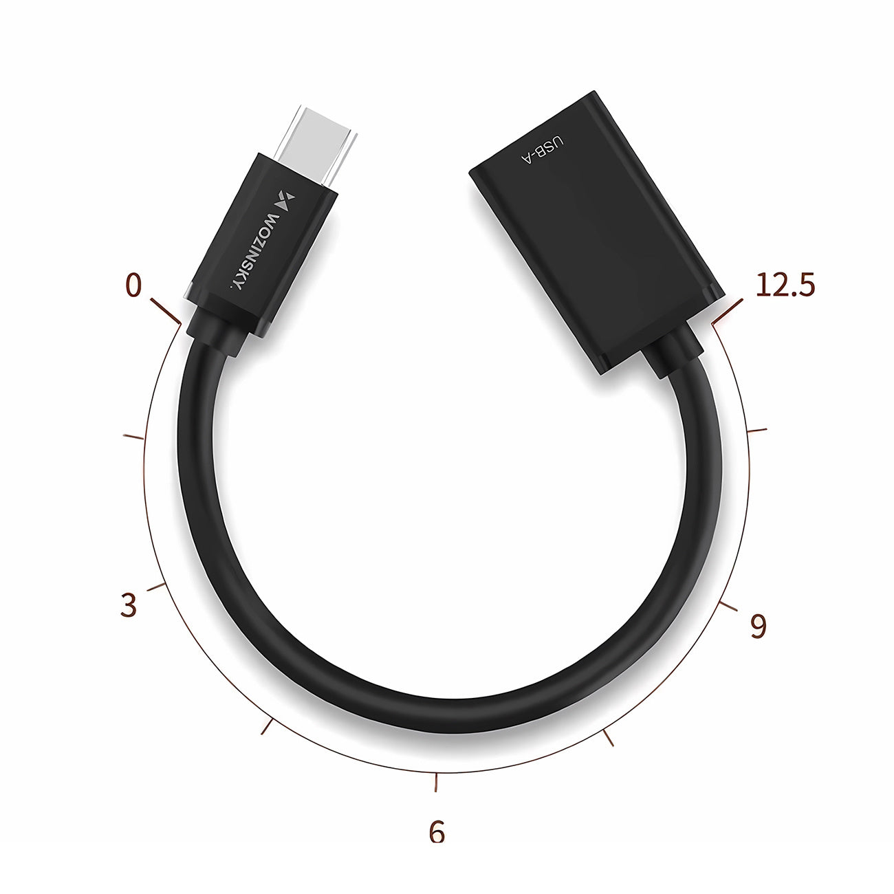 WOZINSKY Power Connector Adapters – USB-C (male) - USB-A (female) OTG – image 8