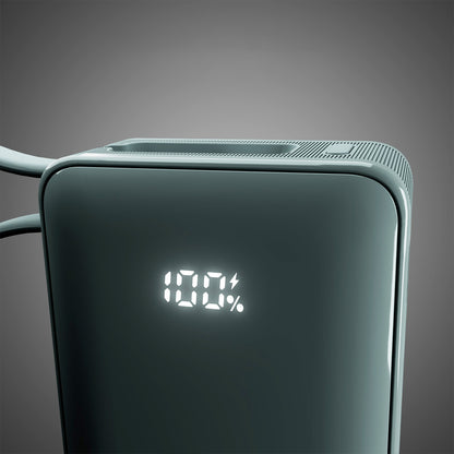 SBS Powerbank 10000mAh USB-A USB-C with built-in display, 20W USB-C cable - gray – image 8