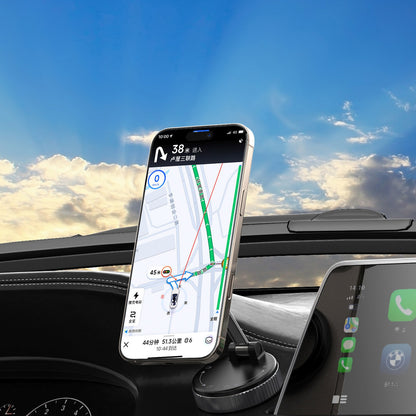 WOZINSKY Magnetic car holder for dashboard, glass - black – image 7