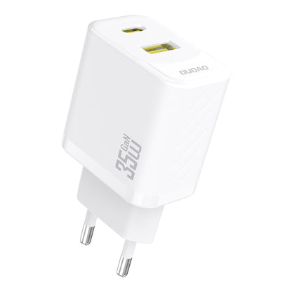 DUDAO A27 MaxC USB-C USB-A GaN 35W wall charger - white