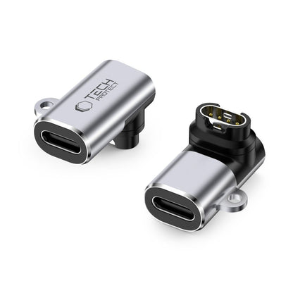 Tech-Protect Angle USB-C adapter for Garmin watch - gray
