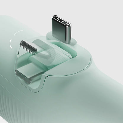 SBS EcoPower 5000 mAh 10W powerbank with built-in USB-C port - green – image 4