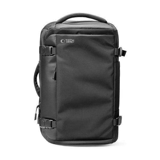 Tech-Protect Hand luggage laptop backpack for Ryanair Wizzar 20L 40x20x25cm - black