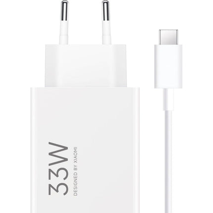 XIAOMI USB-A 33W wall charger with USB-C cable - white – image 2
