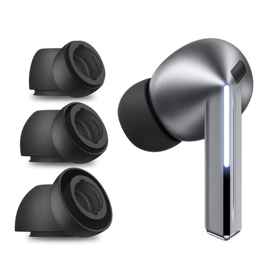 Tech-Protect Covers for Samsung Galaxy Buds 3 Pro headphones in sizes S / M / L black - 3 pcs.
