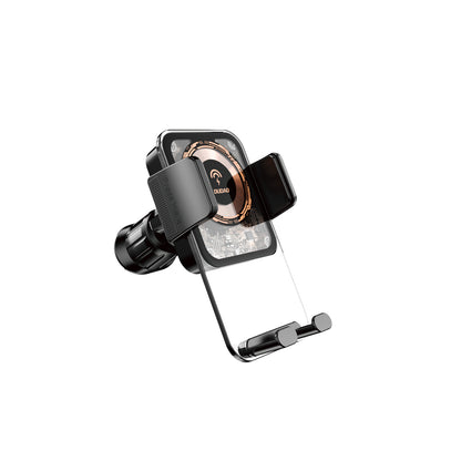 DUDAO Clamp car holder with 15W inductive charger - black – image 8