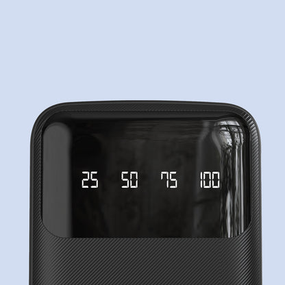 DUDAO K6Pro 10000mAh Powerbank with built-in USB-C microUSB iPhone Lightning cables - black – image 8