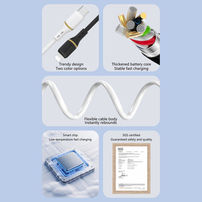 PURO USB-C silicone cable 60W 1.5m - white – image 13