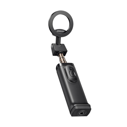 JOYROOM Selfie stick photo stick with MagSafe Bluetooth remote control holder - black