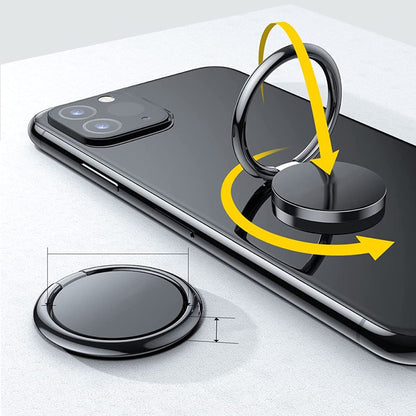 Tech-Protect Magnetic Phone Ring smartphone stand ring holder - black – image 5
