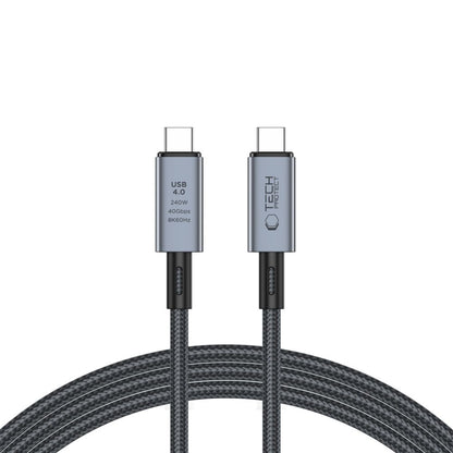 Tech-Protect USB-C PD cable 240W 8K 40Gbps 2m - gray