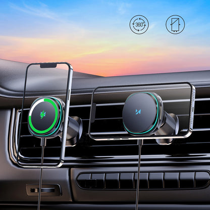 WOZINSKY Car holder with induction charger and phone fan for Qi MagSafe 15W air vent – image 10