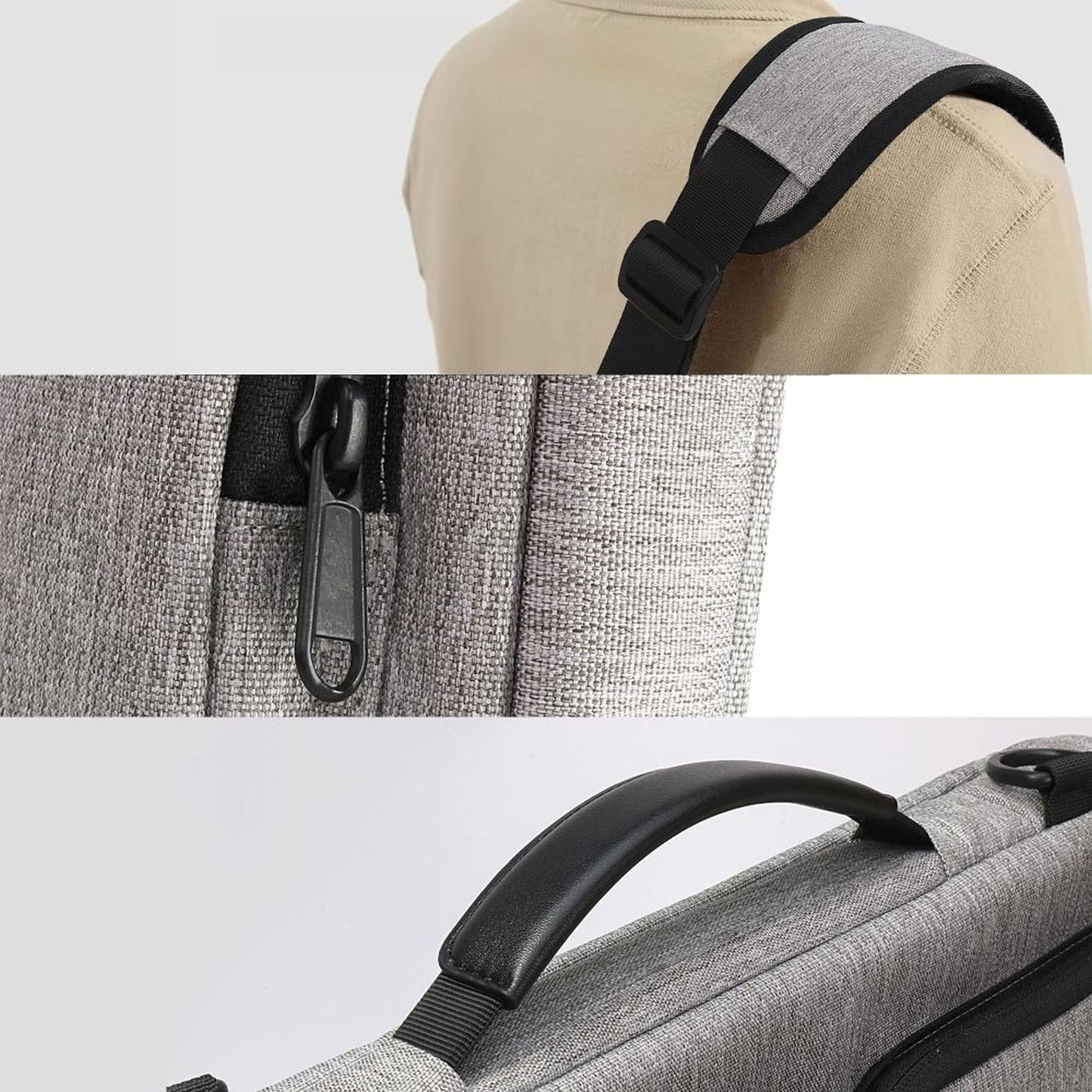 Tech-Protect Defender Bag case for a 15-16" laptop - gray – image 7