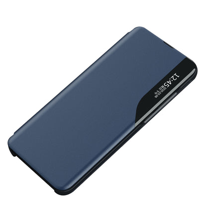 HURTEL Case with flap and stand for iPhone 16e Eco Leather View Case - blue – image 2