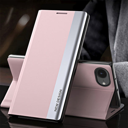 HURTEL Case with a flip stand for iPhone 16e Sleep Case Pro - pink – image 2