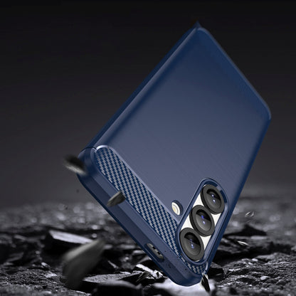 HURTEL Silicone case for Samsung Galaxy S25 Edge Carbon Case - blue – image 5