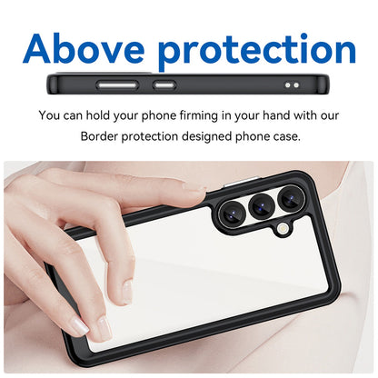 HURTEL Case cover for Samsung Galaxy S25 Edge with flexible Outer Space Case frame - black – image 4