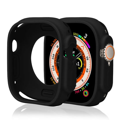 HURTEL Apple Watch Series 1/2/3 42 mm Silicone Watch Case - Black – image 2