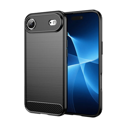 HURTEL Back cover case for iPhone 17 Air Carbon Case - black