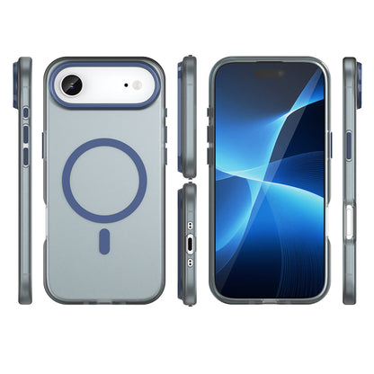 HURTEL Case for iPhone 17 Air Magnetic Abrasive MagSafe - matte blue – image 3