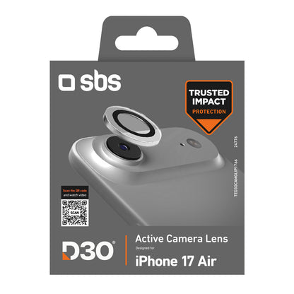 SBS Protective glass for iPhone 17 Air lenses with D3O Camera Glass technology – image 2