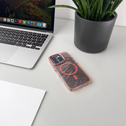HURTEL Glitter Case MagSafe iPhone 17 back case - pink – image 6