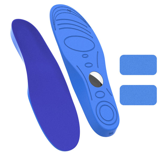 HURTEL Shoe insoles with room for AirTag locator 155-170mm - blue