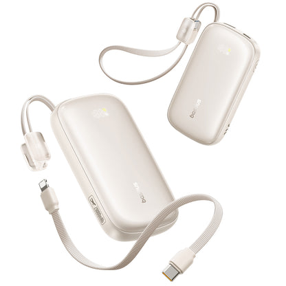 BASEUS Powerbank 20000mAh 22.5W with display cable EnerFill FC21 Qpow 3 Ultra - beige – image 2