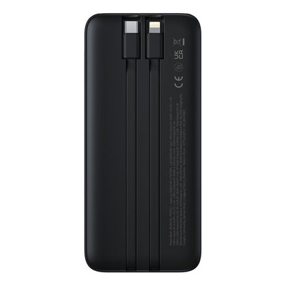 BASEUS Powerbank 10000mAh 22.5W with display with USB-C cables iPhone Lightning Lipow - black – image 2