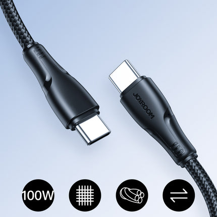 WOZINSKY Braided cable USB-A - USB-C 2.4A 1m black – image 24