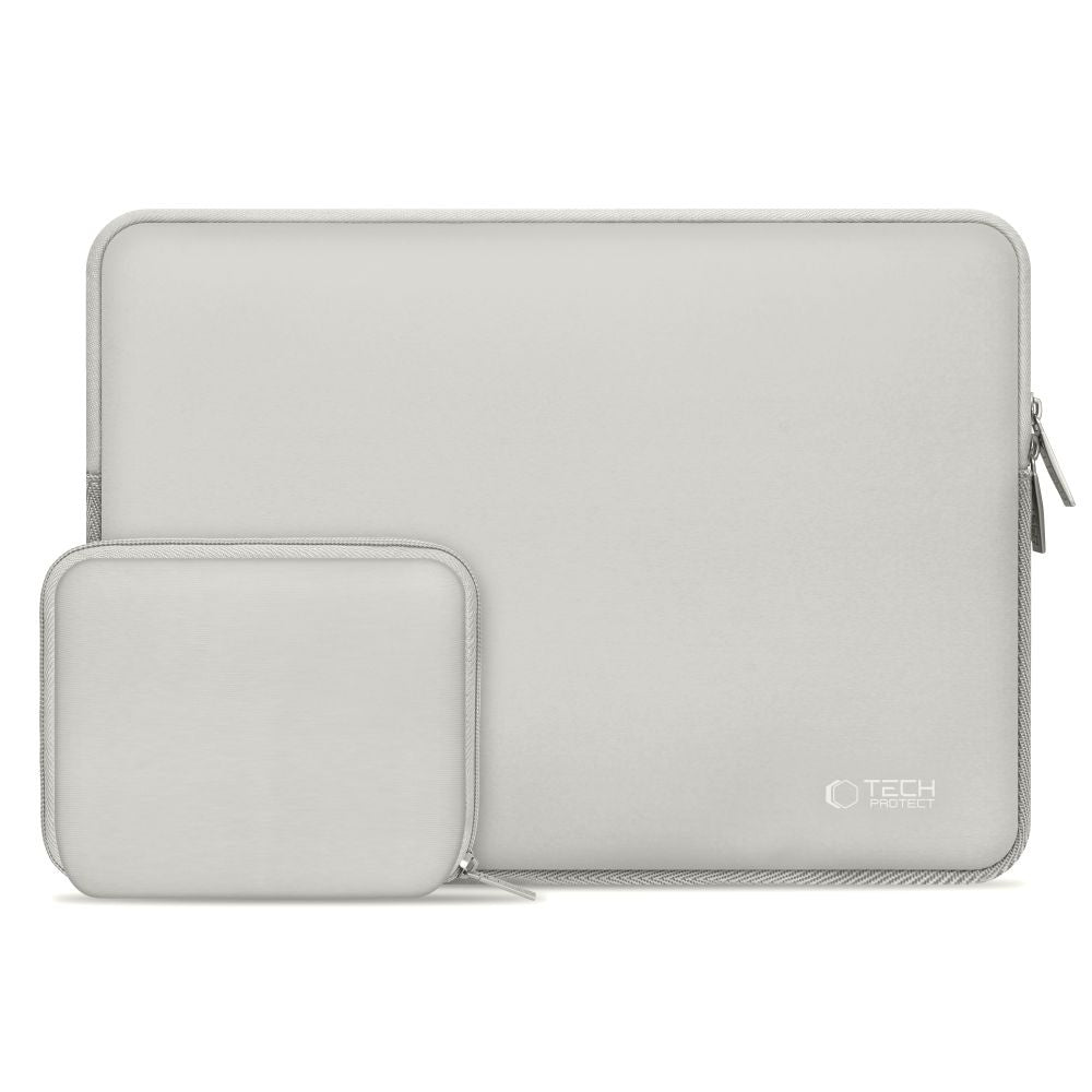 Tech-Protect Neoslim sleeve bag for a 15-16" laptop + accessory case - gray