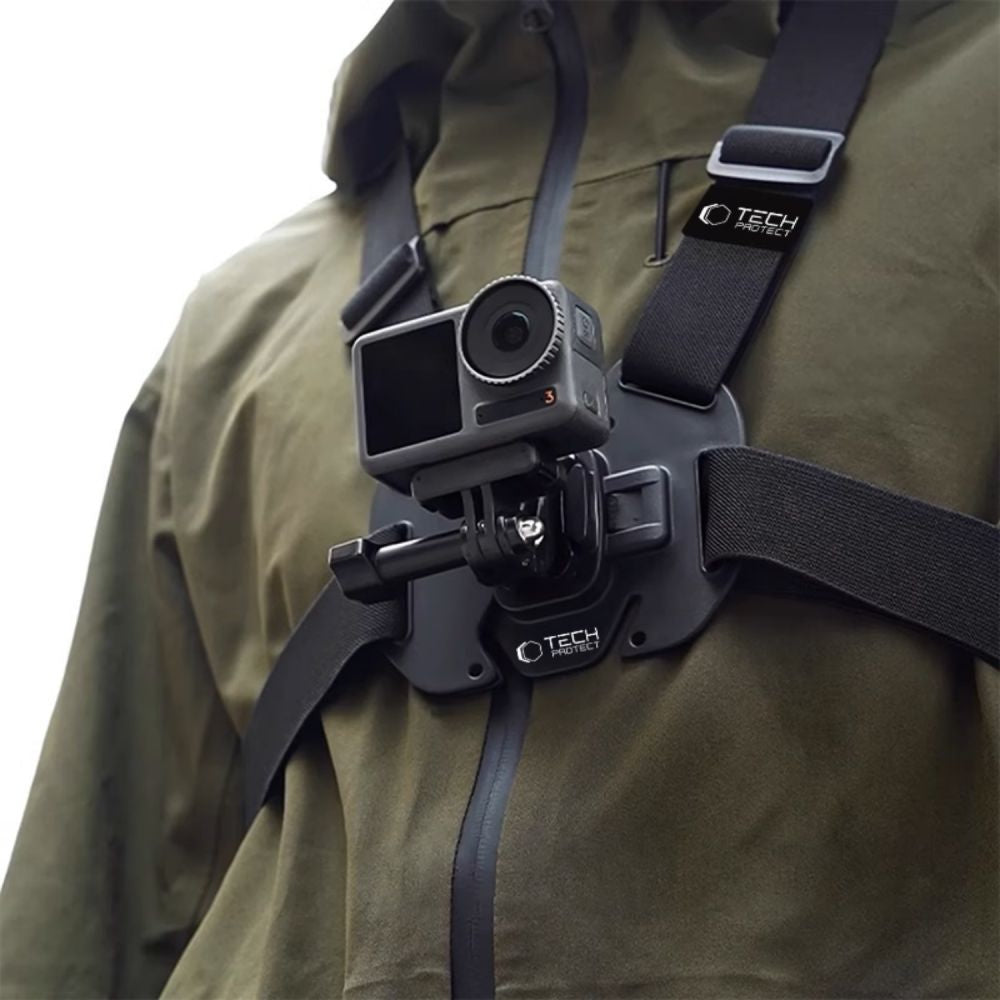 Tech-Protect Chest harness for GoPro DJI sports camera - black – image 6