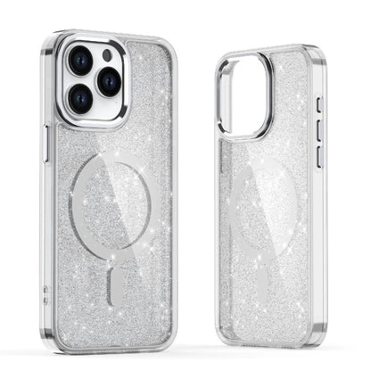 HURTEL Glitter case for Samsung Galaxy S25 Edge MagSafe Glitter Case - white – image 2