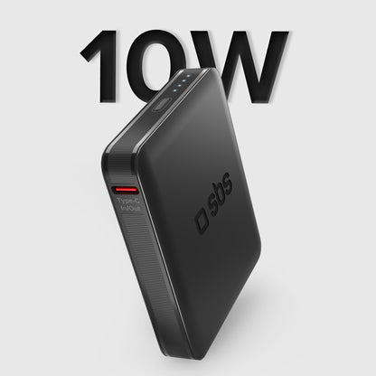 SBS Powerbank 5000 mAh USB-C NanoTube - black – image 3