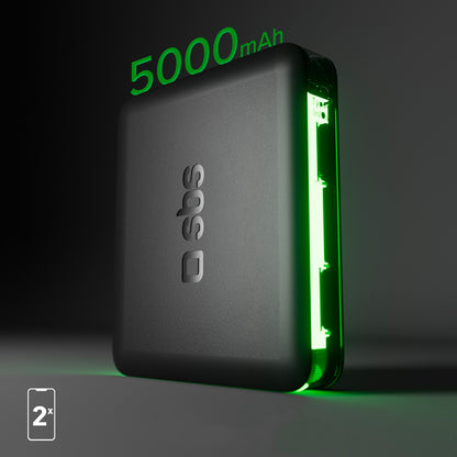 SBS Powerbank 5000 mAh USB-C NanoTube - black – image 8