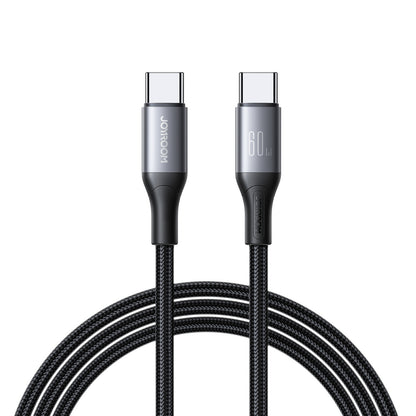 JOYROOM S-A28 braided cable USB-C 60W 1m - black