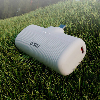 SBS EcoPower 5000 mAh 10W powerbank with built-in USB-C port - white – image 8