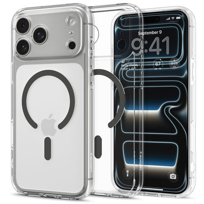 SPIGEN Case for iPhone 17 Pro Ultra Hybrid MagSafe - transparent and gray – image 2