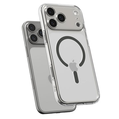 SPIGEN Case for iPhone 17 Pro Ultra Hybrid MagSafe - transparent and gray – image 5