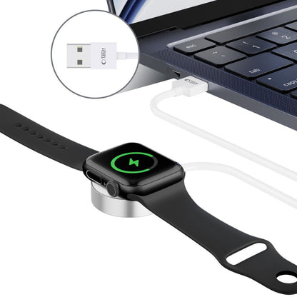 Tech-Protect Magnetic inductive charger for Apple Watch 1.2m USB-A UltraBoost - white – image 4