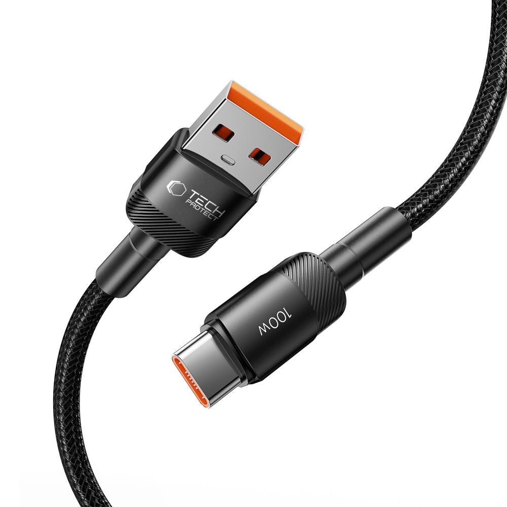 Tech-Protect USB-C - USB-A UltraBoost Evo cable 100W 5A 1m - black – image 2