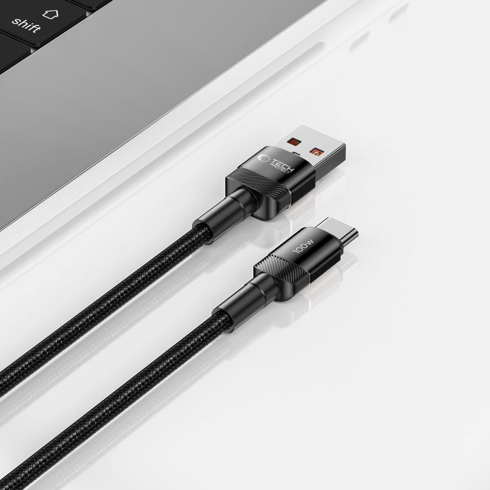 Tech-Protect USB-C - USB-A UltraBoost Evo cable 100W 5A 1m - black – image 4