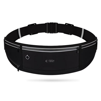 Tech-Protect Waterproof sports waist bag for running - black