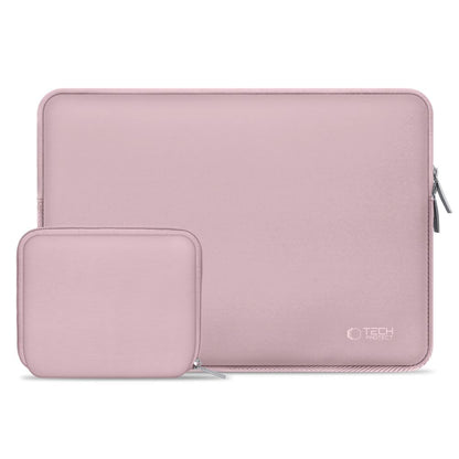 Tech-Protect Neoslim sleeve bag for a 13-14" laptop + accessory case - pink