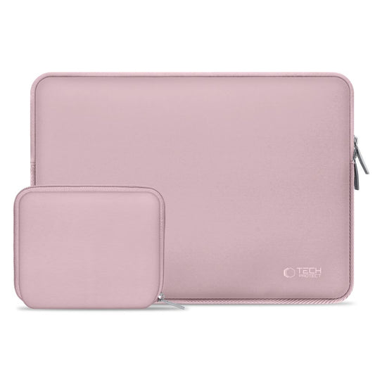Tech-Protect Neoslim sleeve bag for a 13-14" laptop + accessory case - pink