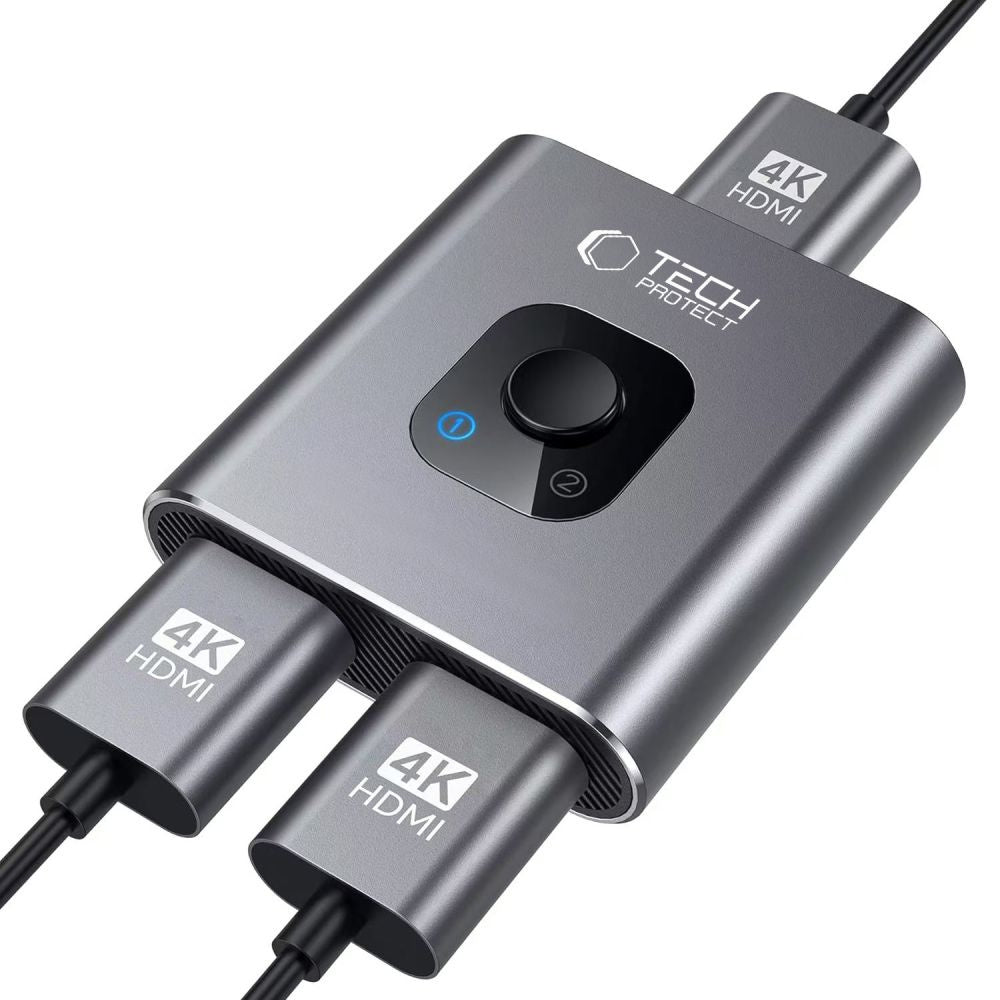 Tech-Protect HUB adapter 2in1 HDMI 4K 60HZ - gray – image 4