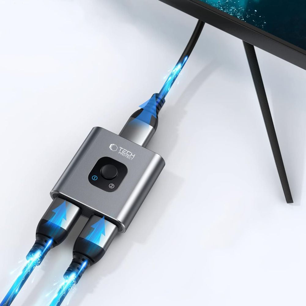 Tech-Protect HUB adapter 2in1 HDMI 4K 60HZ - gray – image 5