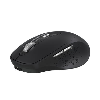WOZINSKY Ergonomic wireless mouse with 6 buttons, Bluetooth 1600 DPI - black – image 4
