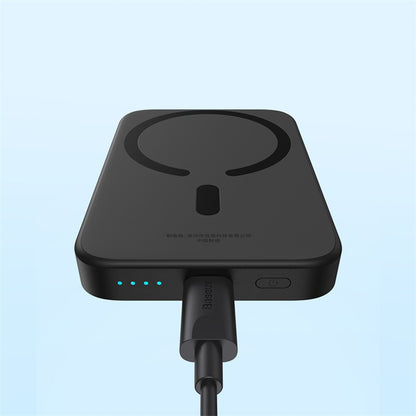 BASEUS 6000mAh 20W induction powerbank with USB-C Magnetic Mini Air cable - black – image 10